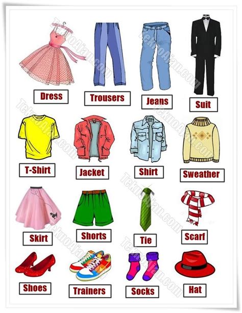 4 sınıf ingilizce kıyafetler konu anlatımı